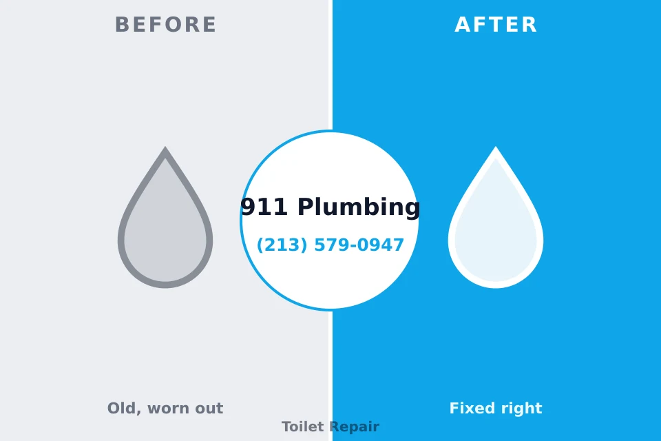 Before and after: plumbing repair Davis Junction, IL